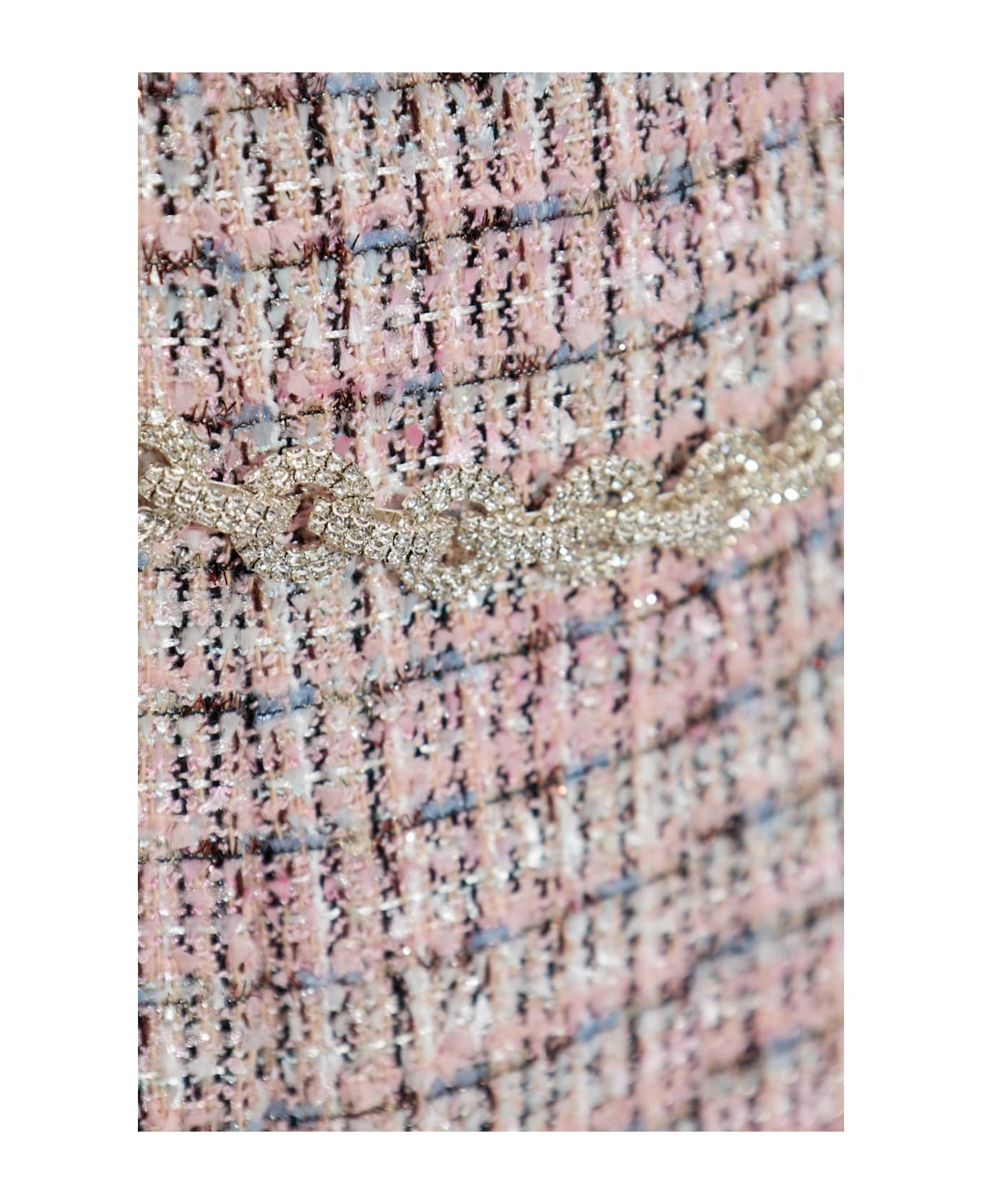 Self-portrait Tweed Pleated Skirt - 4