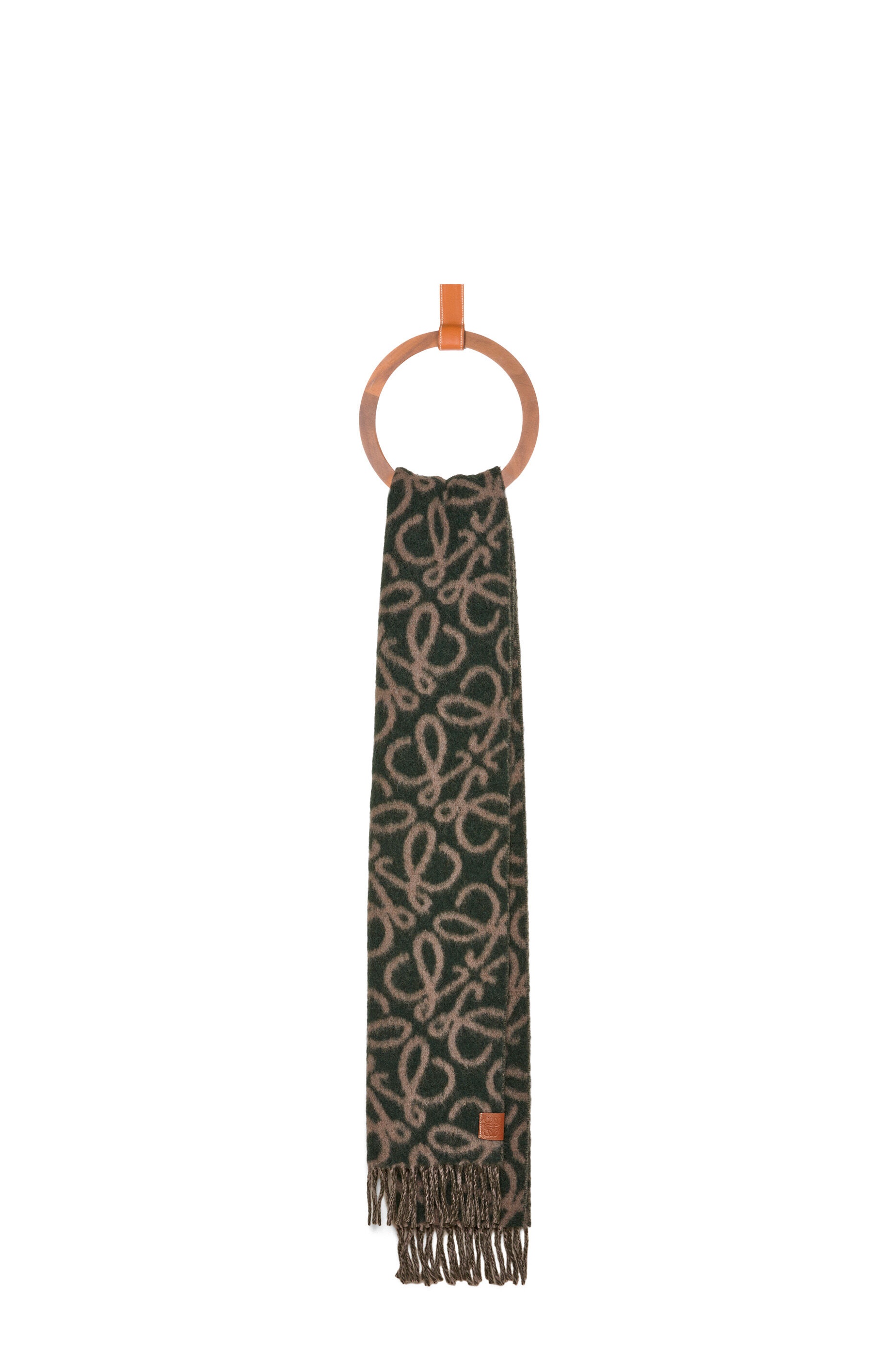 Anagram scarf in alpaca and wool - 1