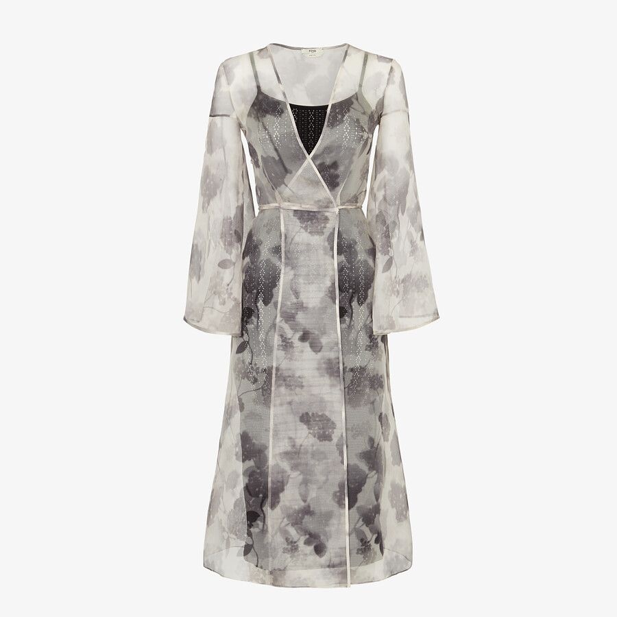 Gray organza dress - 1