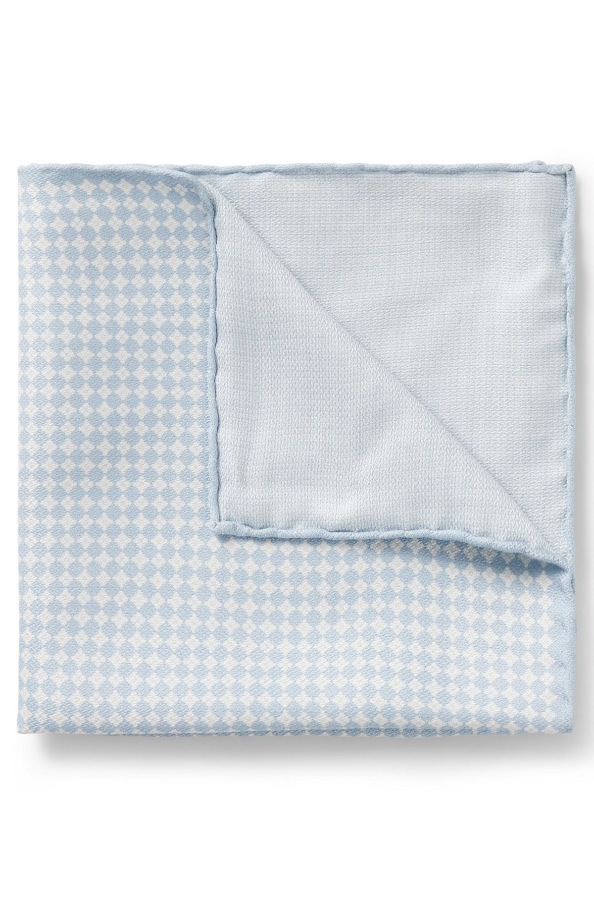 SILK POCKET SQUARE WITH DIGITAL PRINT - 1