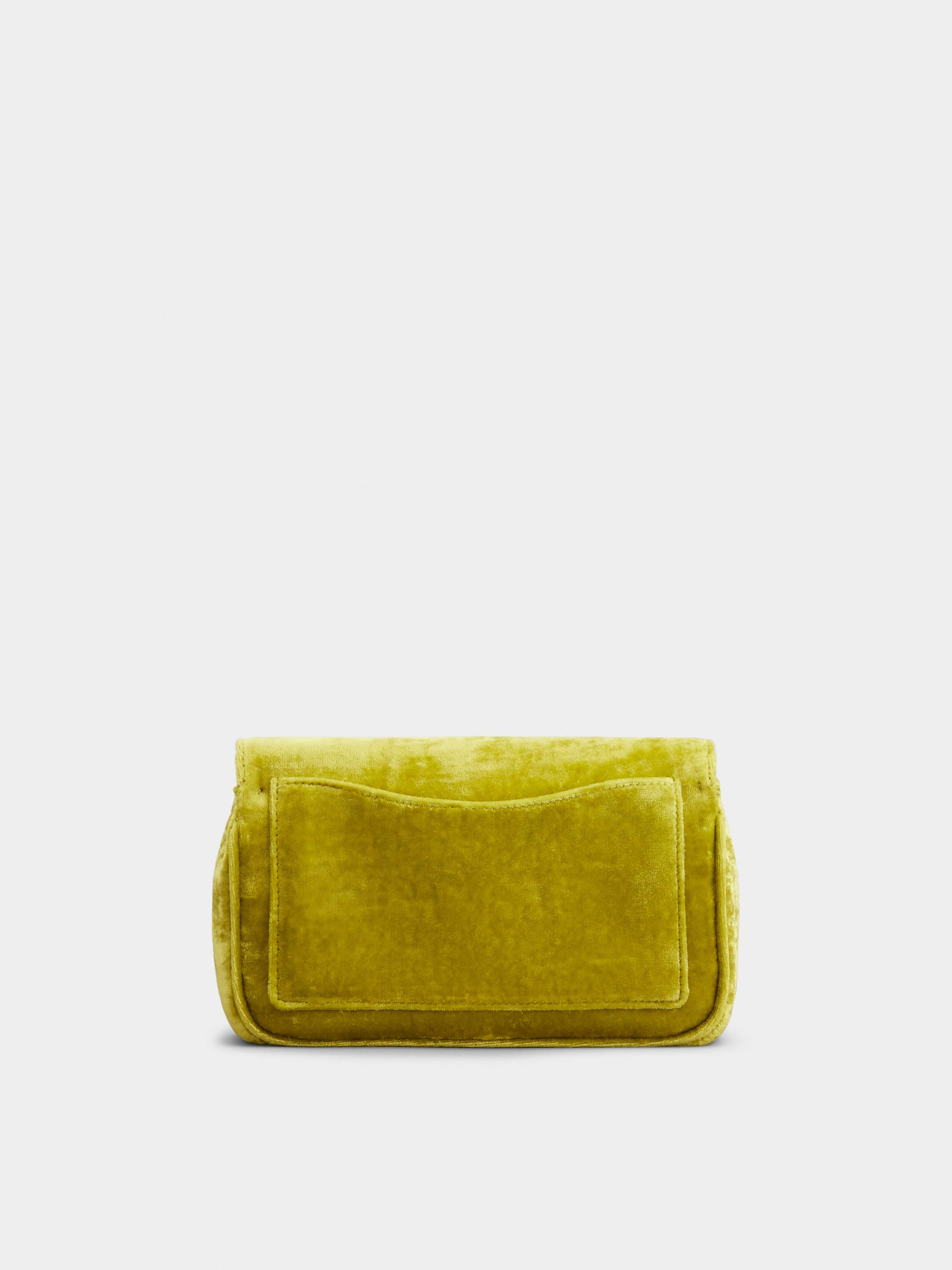 Jeu de Fille Strass Buckle Clutch Bag in Velvet - 5