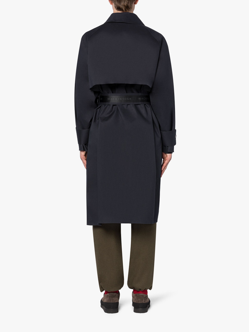 OBAN NAVY BONDED COTTON PARKA 3