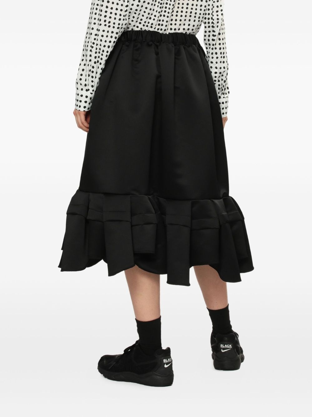 ruffled elastic-waist skirt - 4