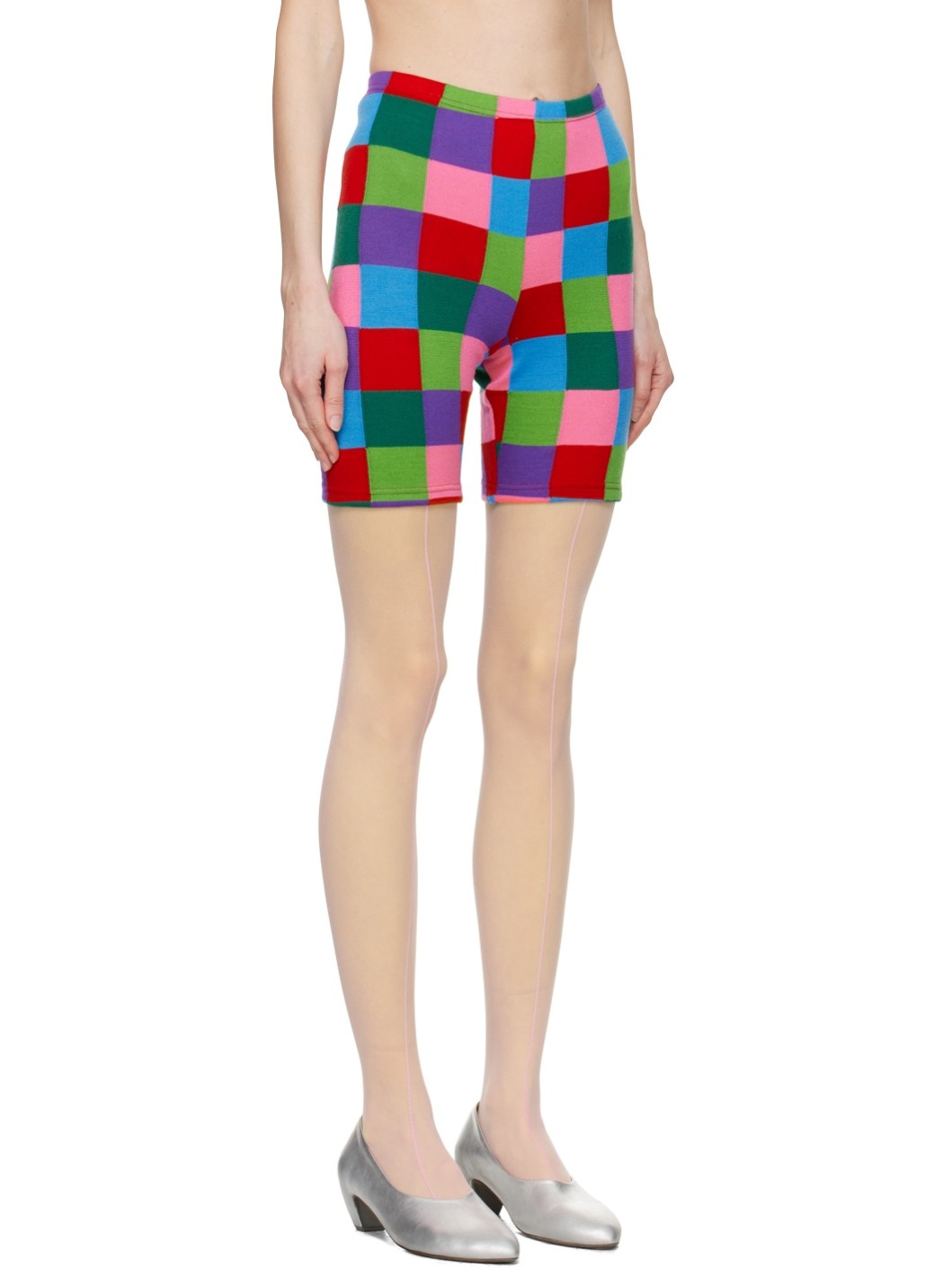 Multicolor Intarsia Shorts - 2