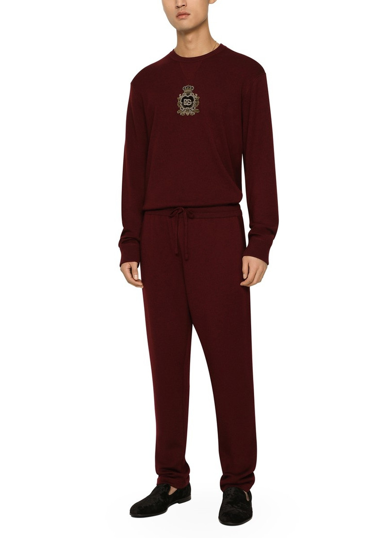 Dolce & Gabbana Wool and cashmere jogging pants outlook