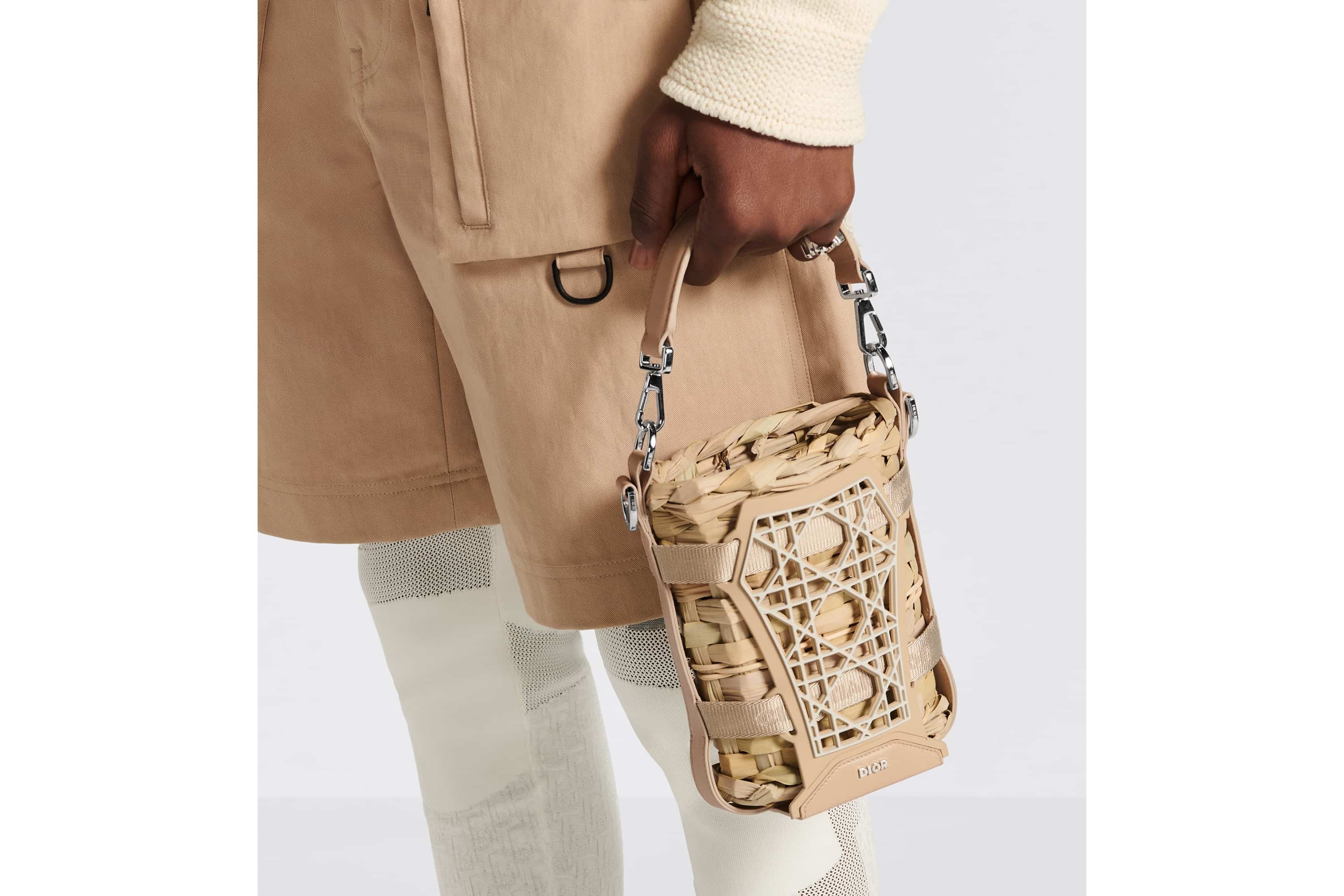 Dior Sahara Basket Bag with Strap - 7