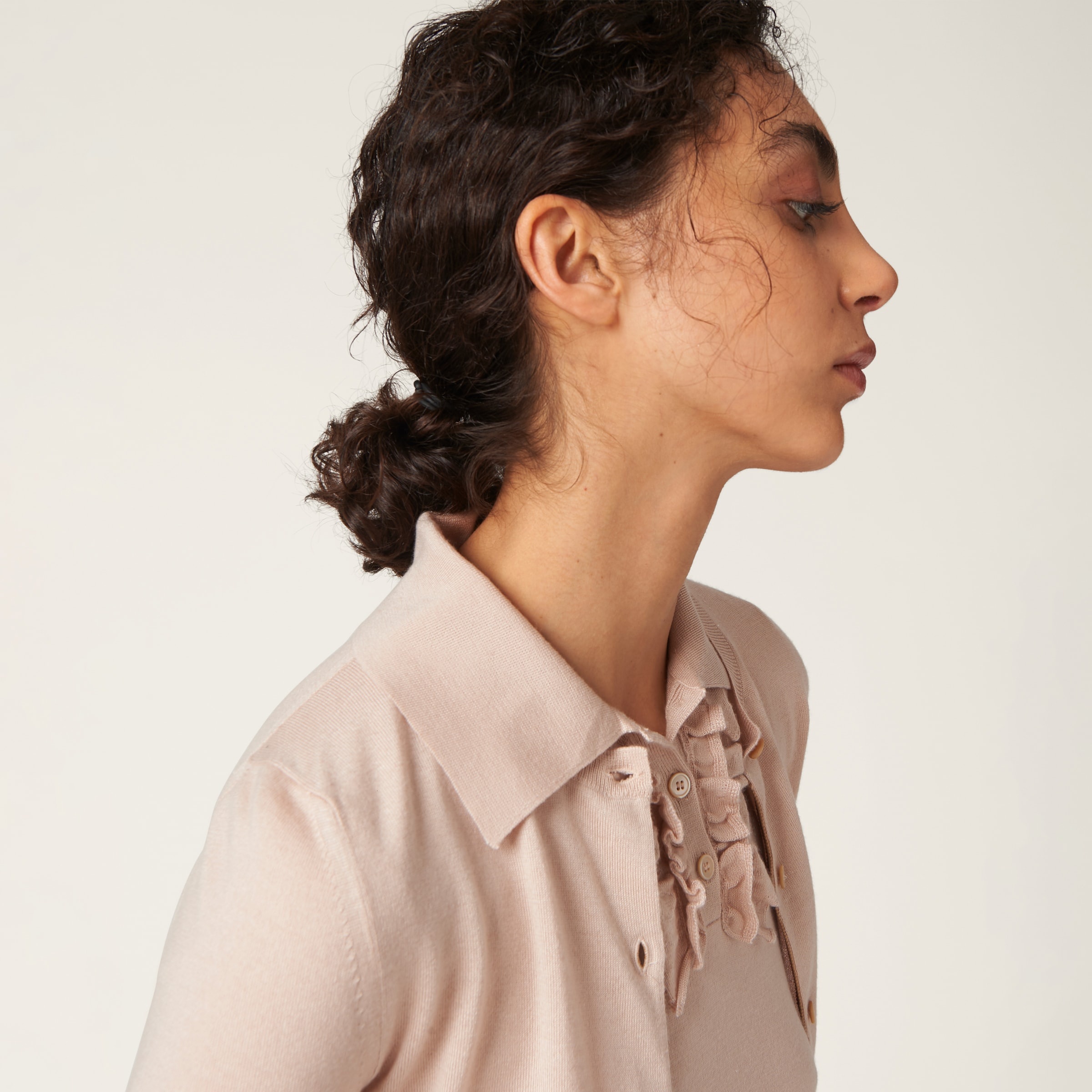Cashmere and silk knit cardigan - 5