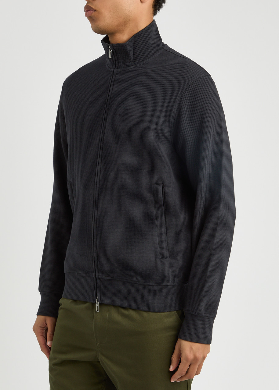 Emporio Armani Waffle-knit Jersey Jacket - 2