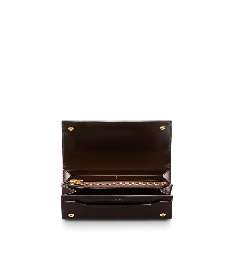 PALMELLATO-EFFECT LEATHER WHITNEY CONTINENTAL WALLET 3