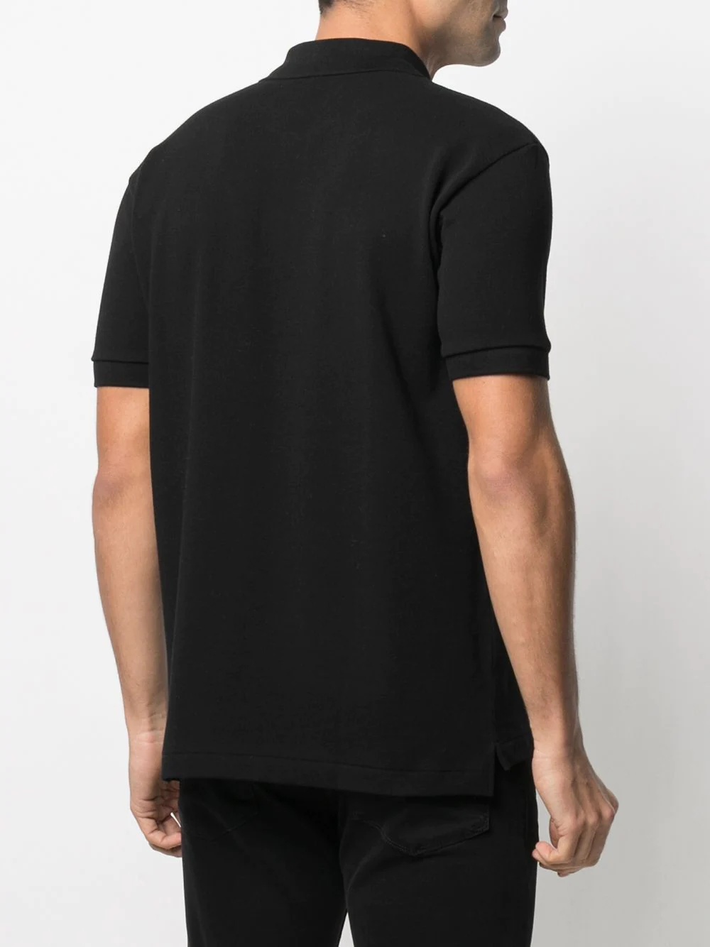 layered logo polo shirt - 4