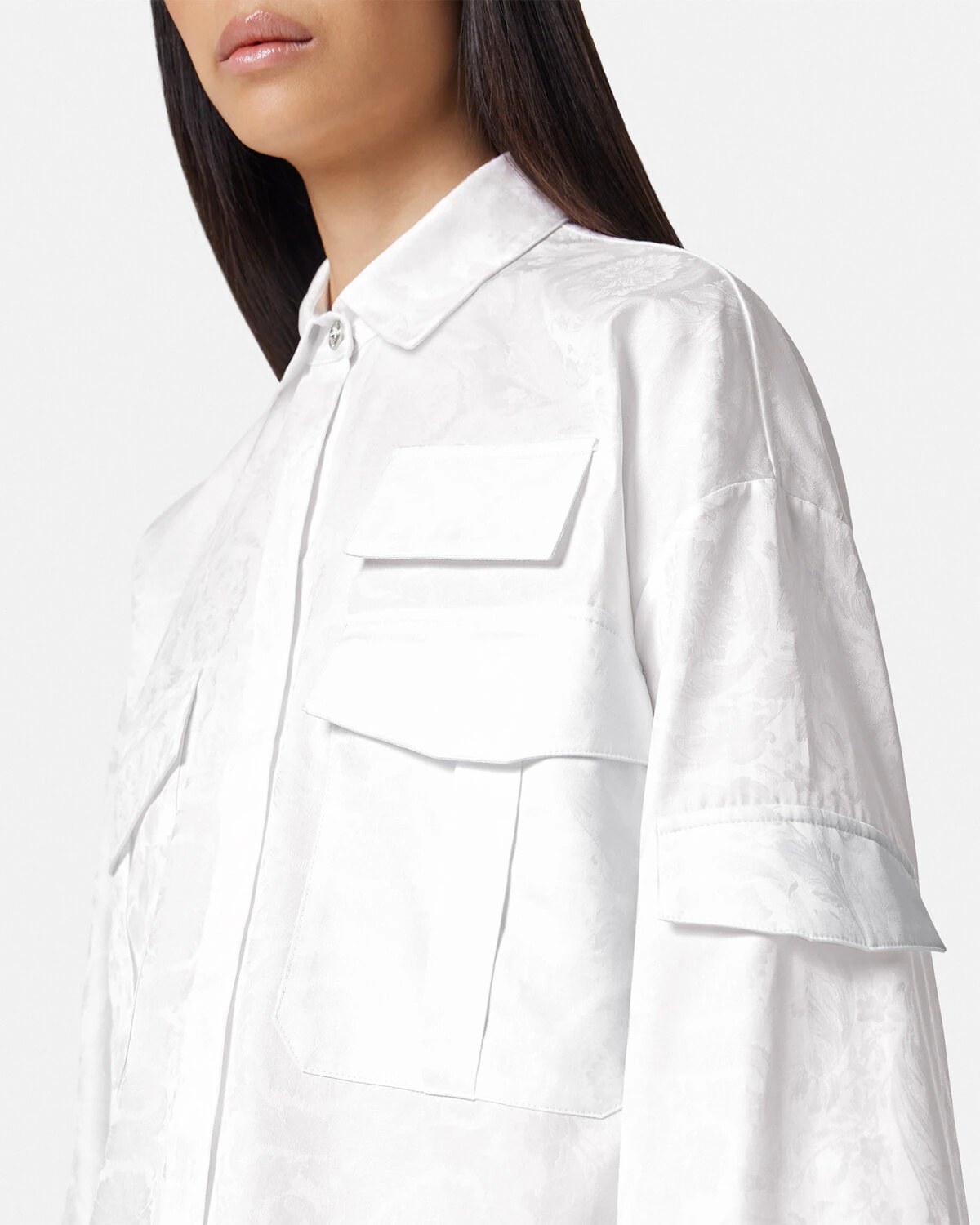 Barocco Jacquard Cargo Shirt - 3