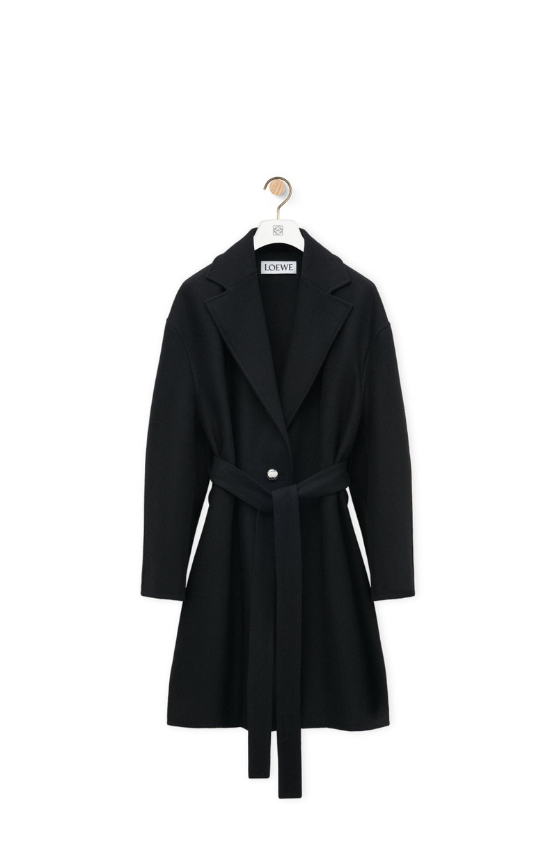 Pebble coat in wool and cashmere 1