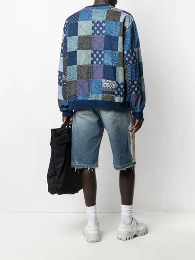 Kapital paisley patchwork jumper outlook