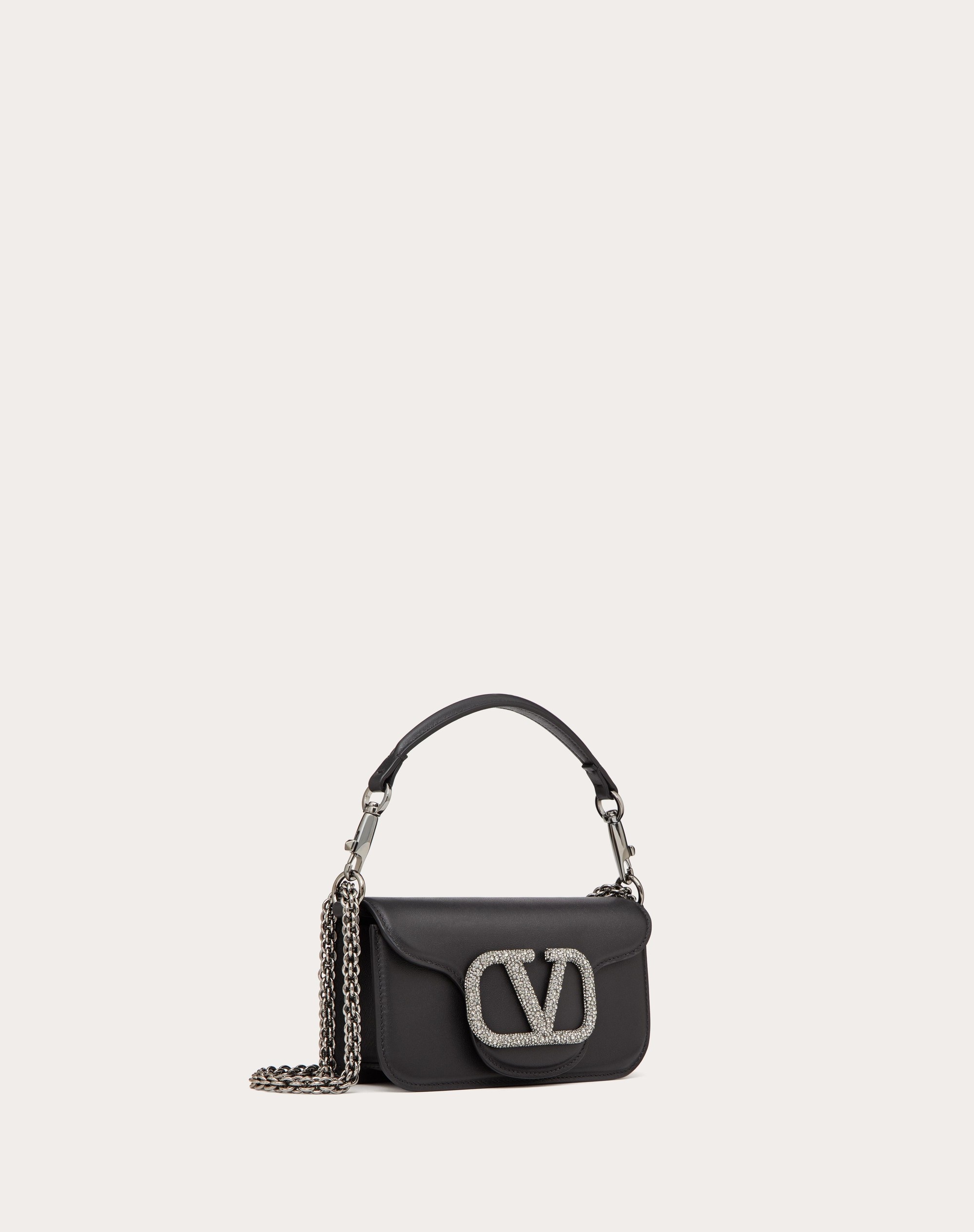 VALENTINO GARAVANI LOCÒ SMALL SHOULDER BAG WITH JEWEL LOGO - 3