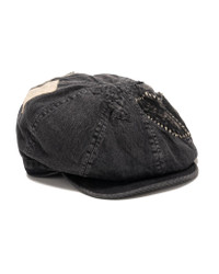 KAPITALリバーシブルCAP Kapital 14oz BLK Denim Casquette (DIXIE FACTORY Remake