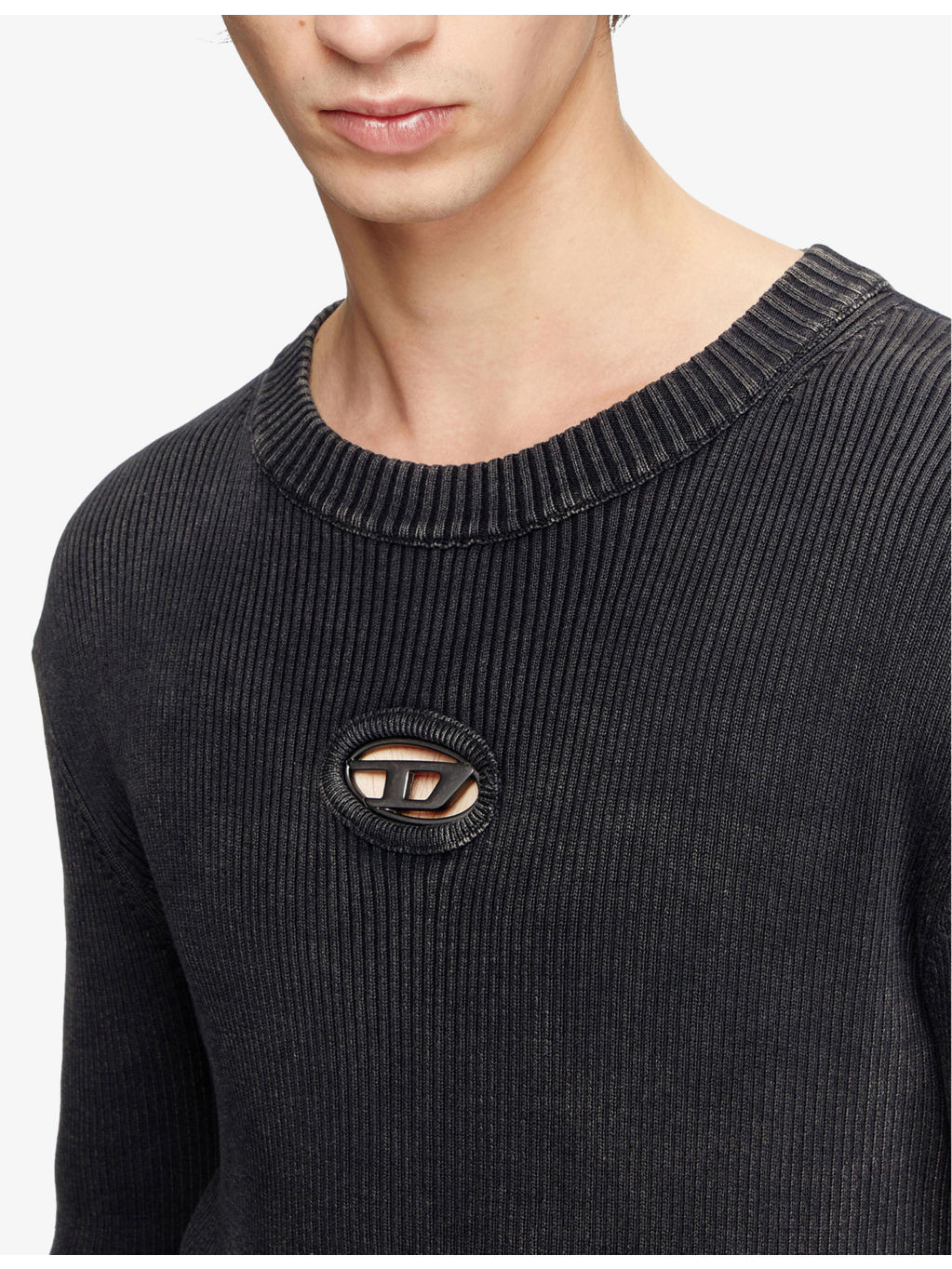 K-Darin-D Brand-Plaque Cotton Jumper - 5