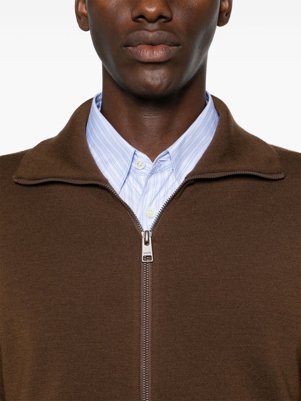 zipped cardigan - 5