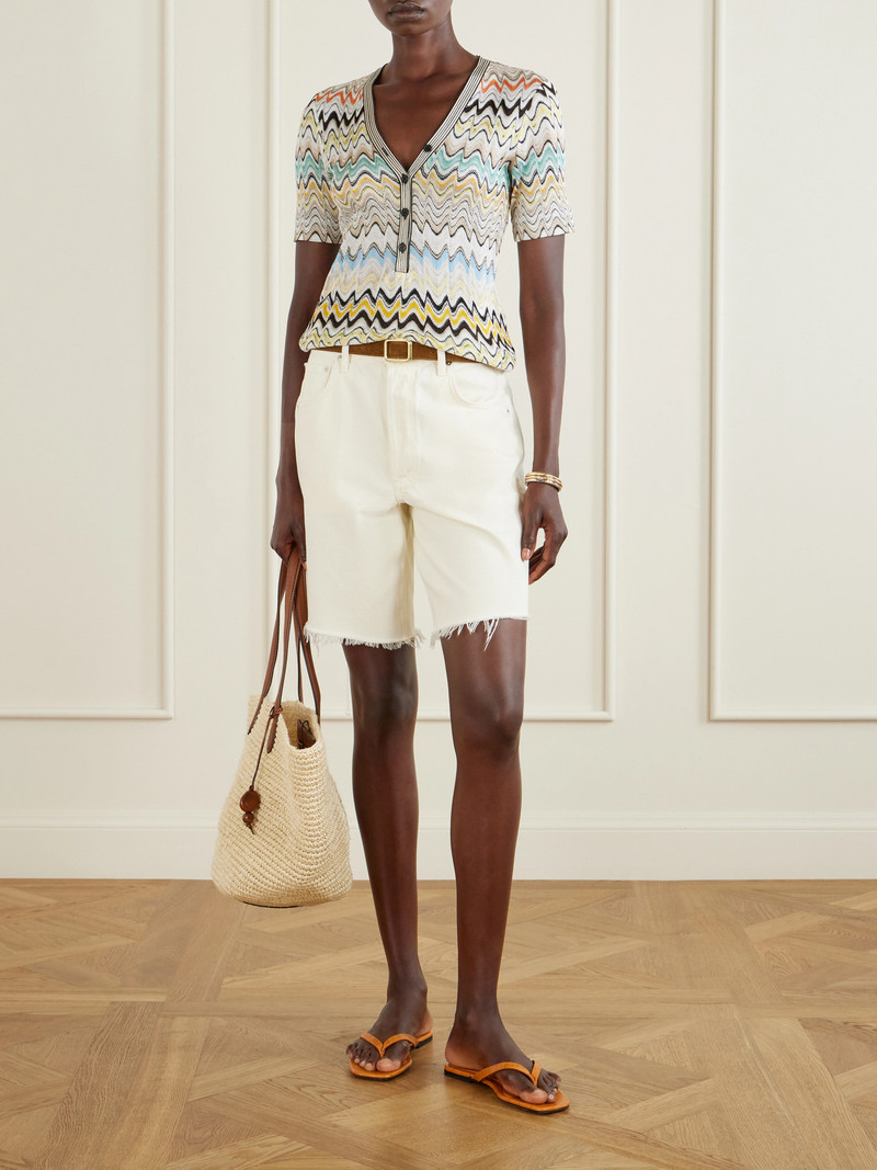 Missoni Striped Crochet-knit Sweater outlook