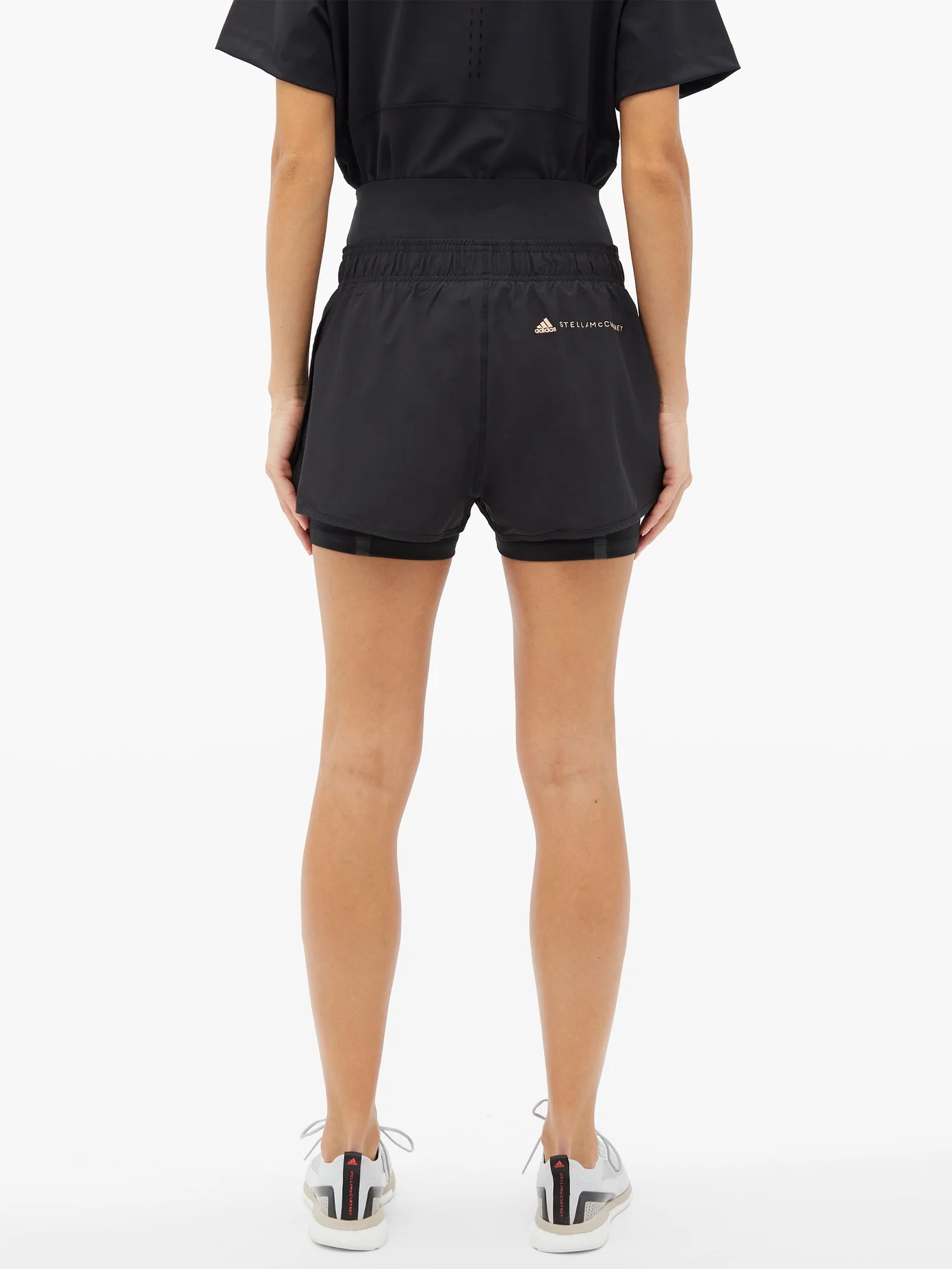 TruePurpose stretch-jersey running shorts - 5