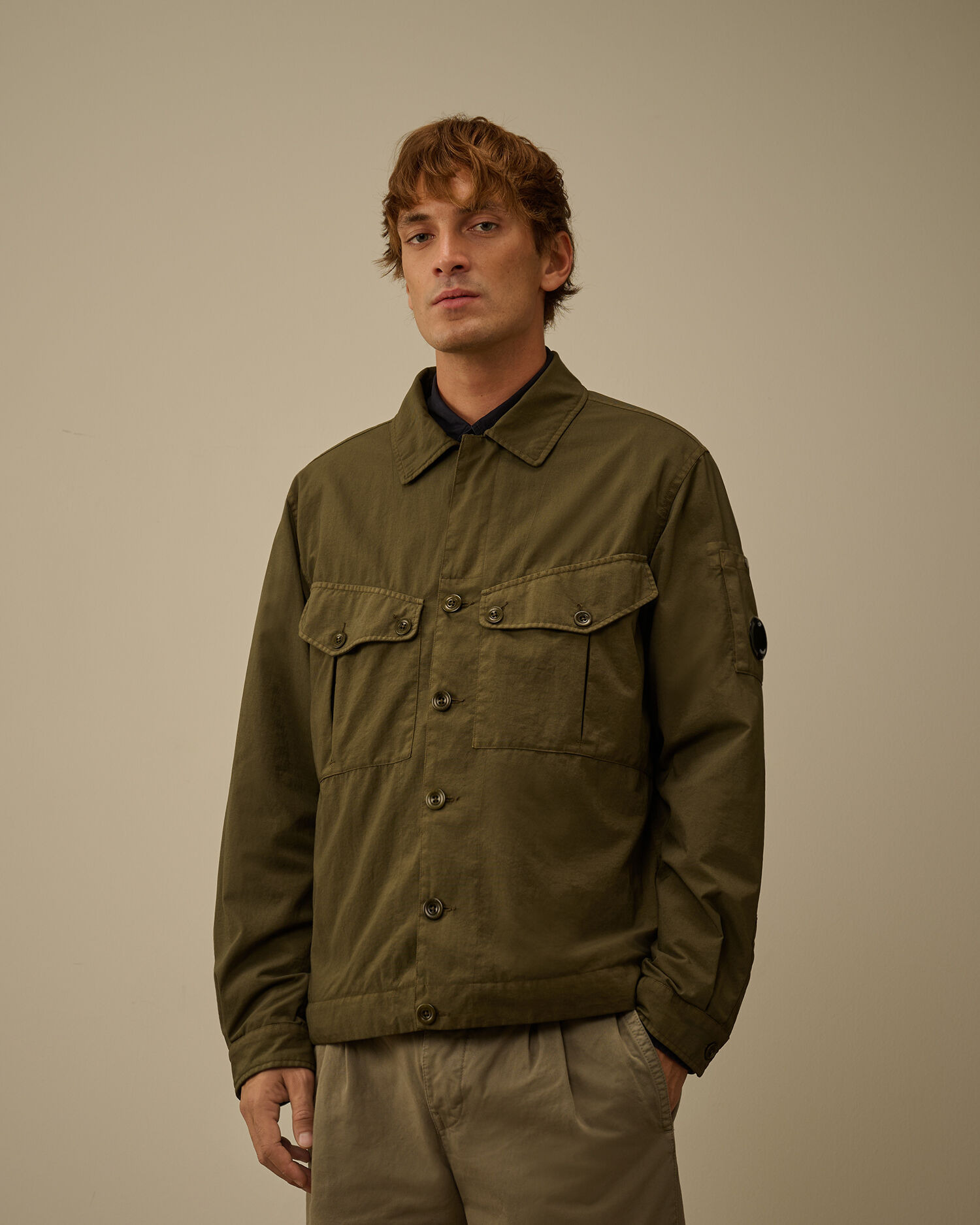 Taylon P Lens Button Overshirt - 3
