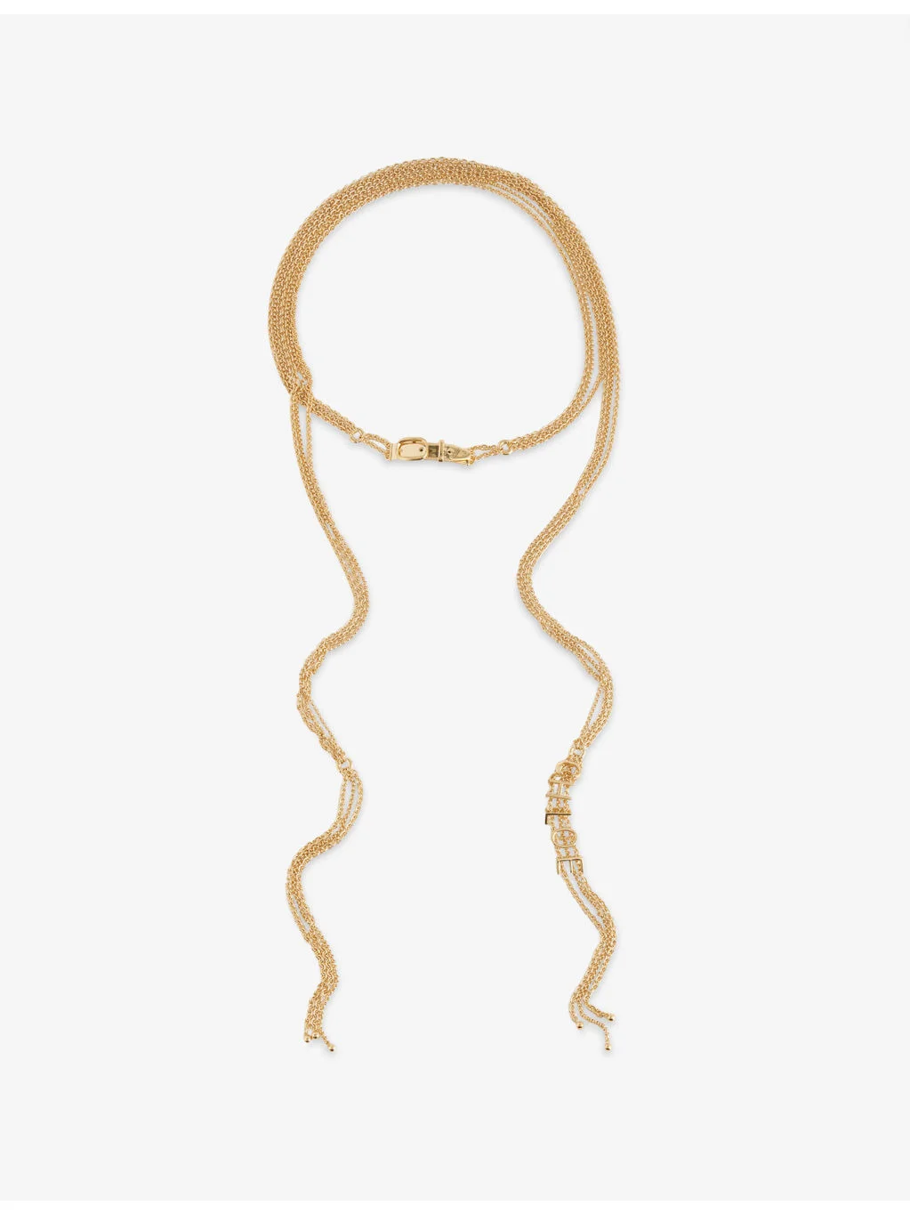 Belt Choker Brass Necklace - 1