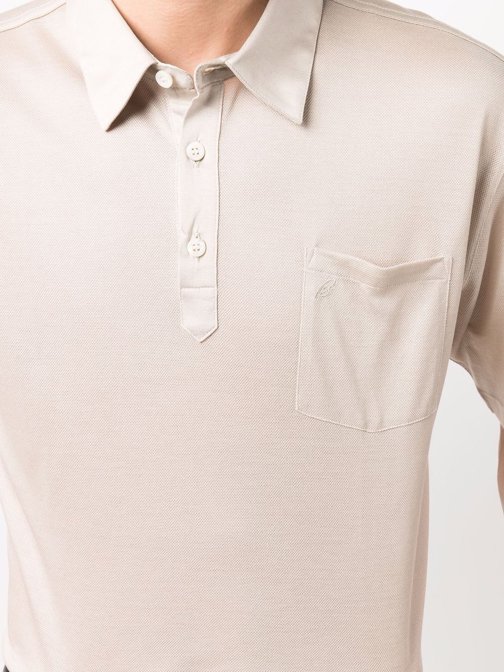 chest-pocket polo shirt - 5