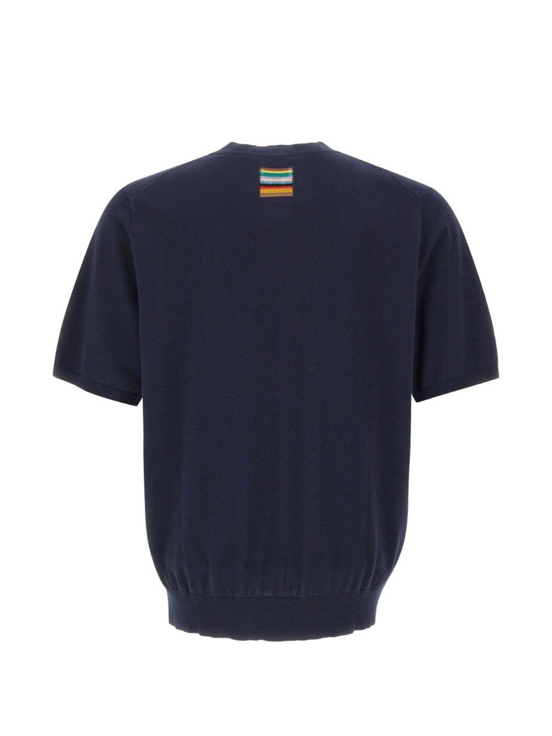 Paul Smith short-sleeve embroidered sweater outlook