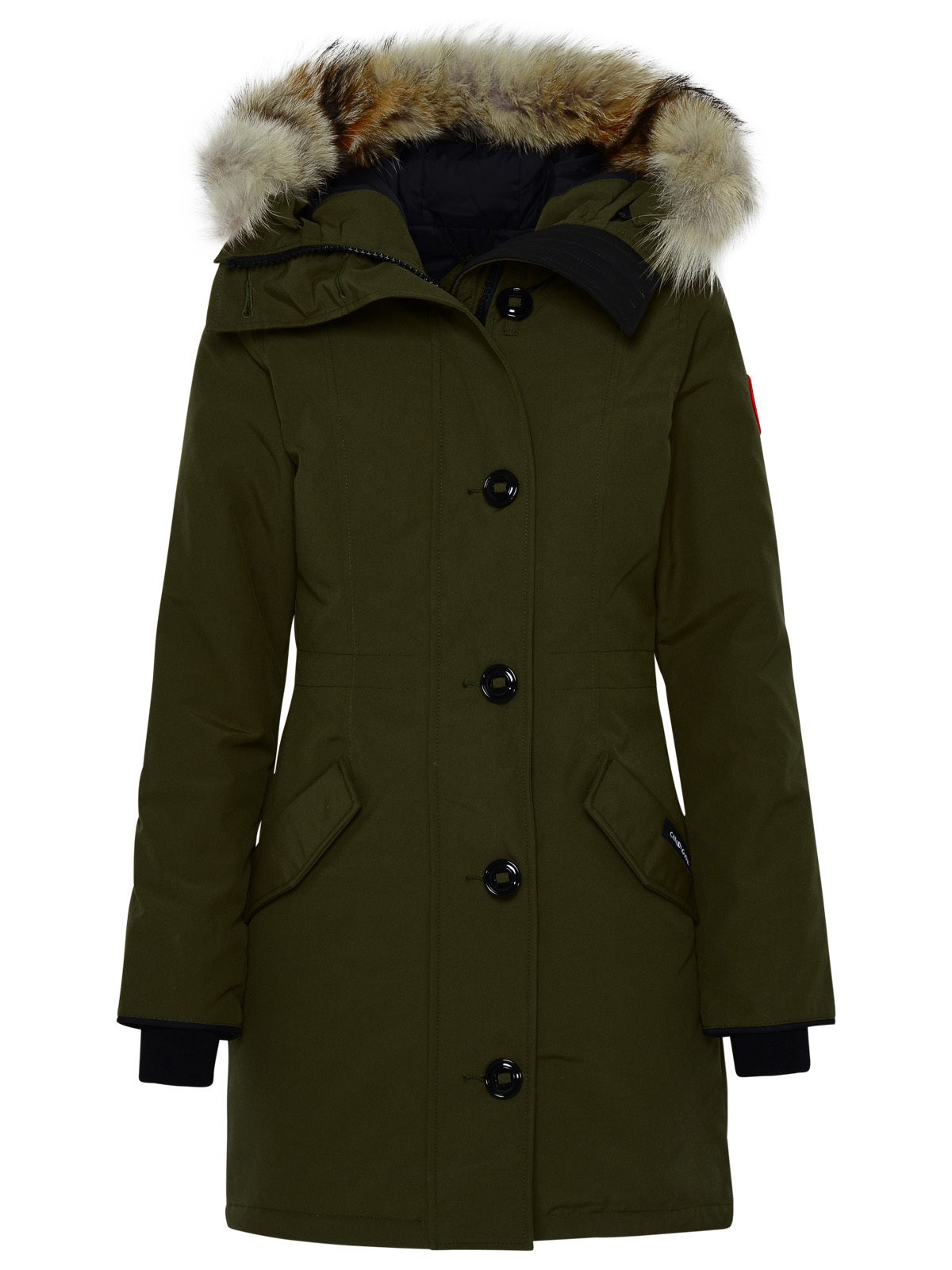 Canada Goose Woman Cg Rossclair Green Nylon Parka - 1