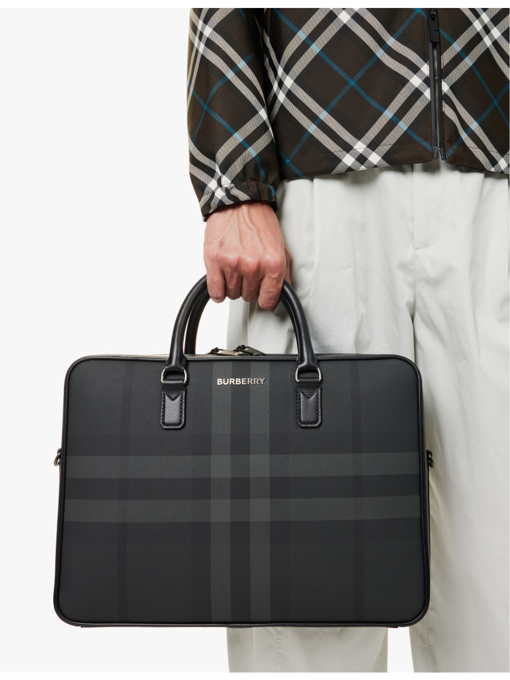 Ainsworth faux-leather briefcase - 3