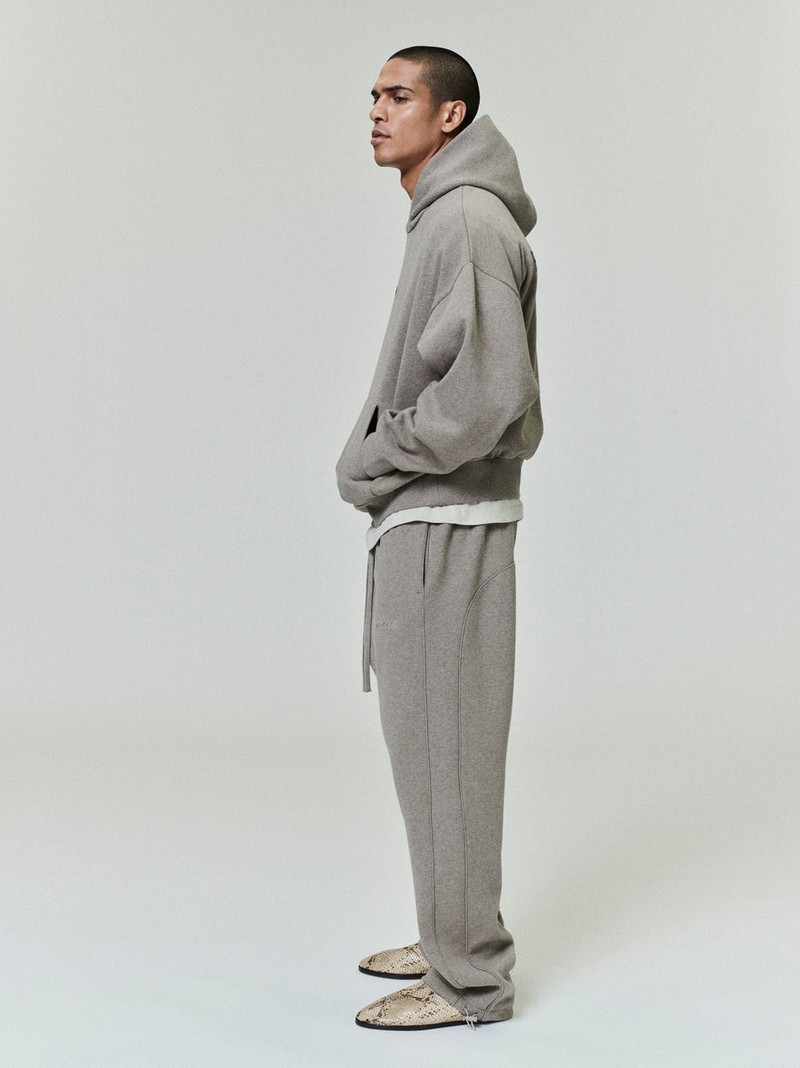ESSENTIALS Relaxed Fleece Sweatpant With Piping outlook