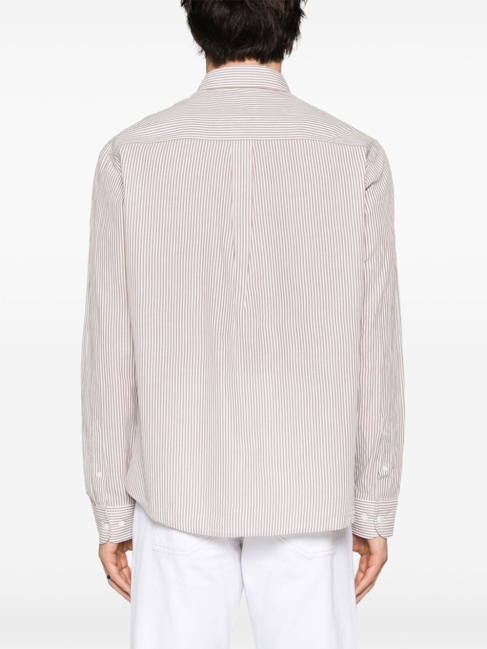 Jasolo striped cotton shirt - 4