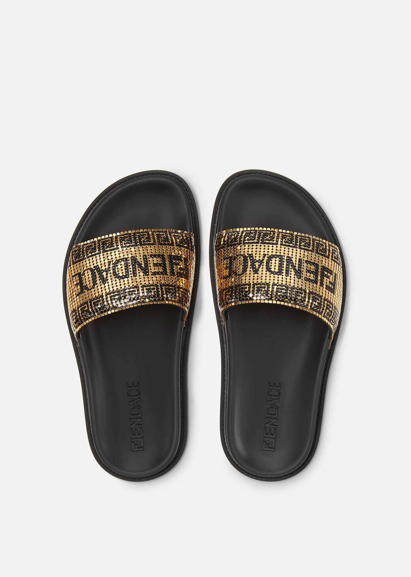 Fendace Logo Metal Mesh Sliders - 3