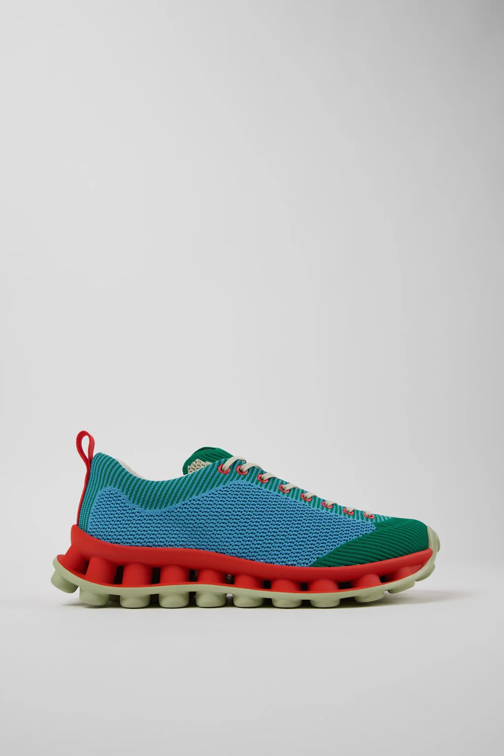 Multicolor Textile Sneakers for Men. - 1