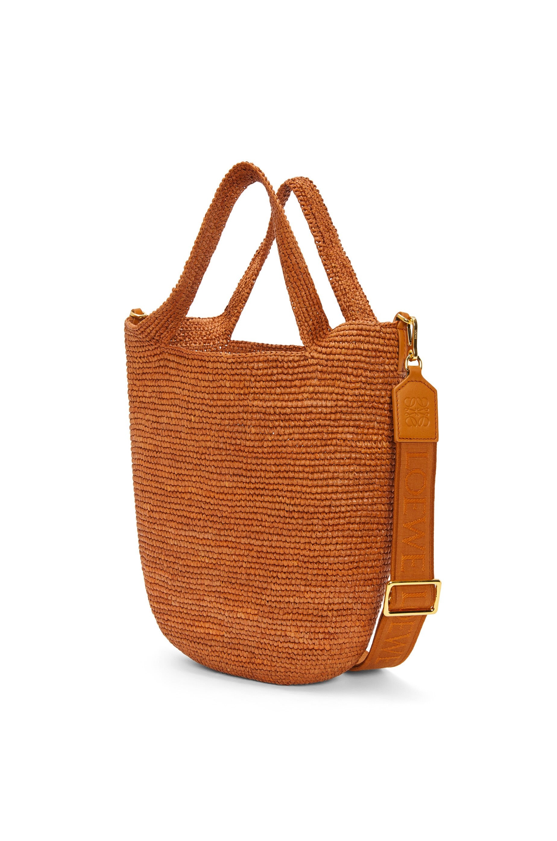 Mini Slit bag in raffia and calfskin - 3