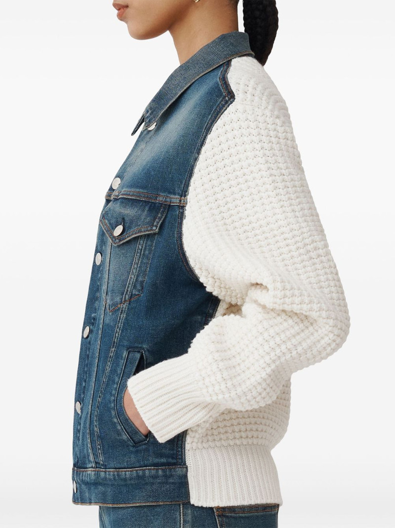 panelled denim jacket 5