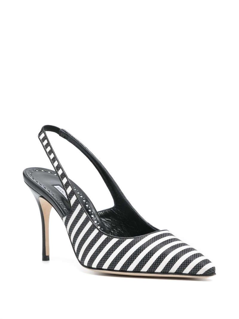 Manolo Blahnik 110mm Allu slingback pumps outlook