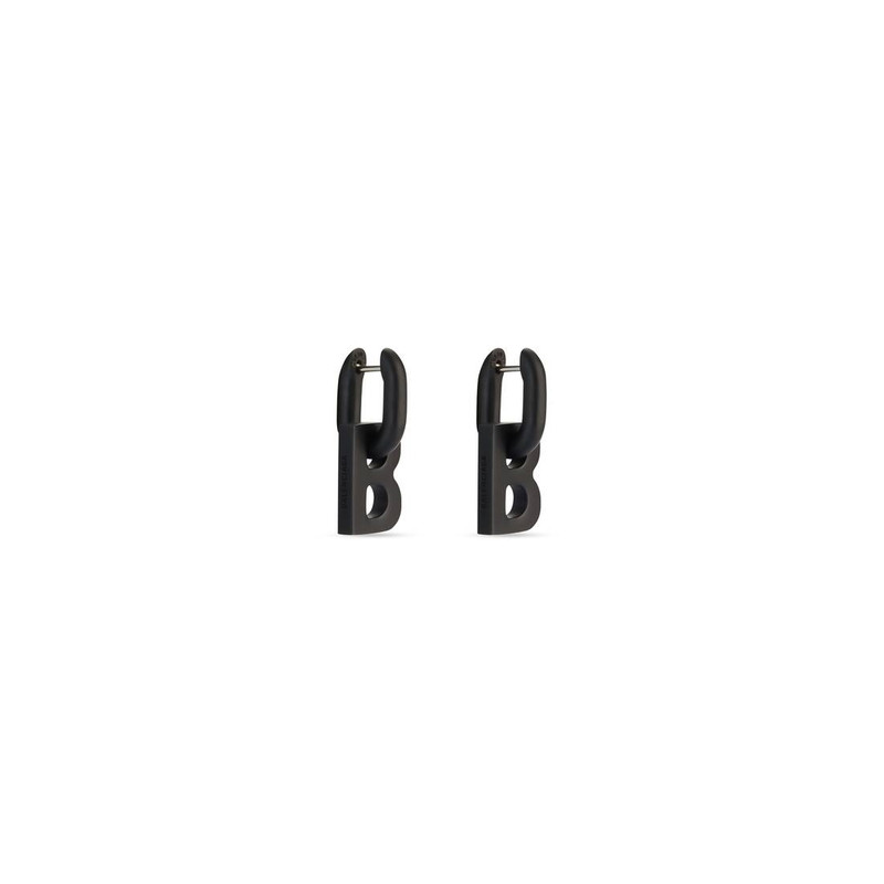 BALENCIAGA B Chain Xs Earrings in Black outlook