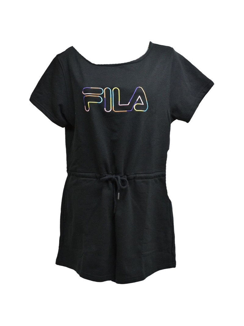 Delaney logo-detail playsuit 1