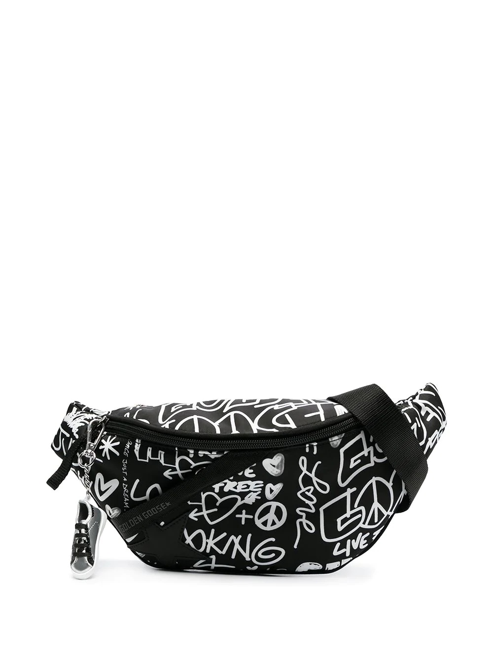 doodle-print belt bag - 1