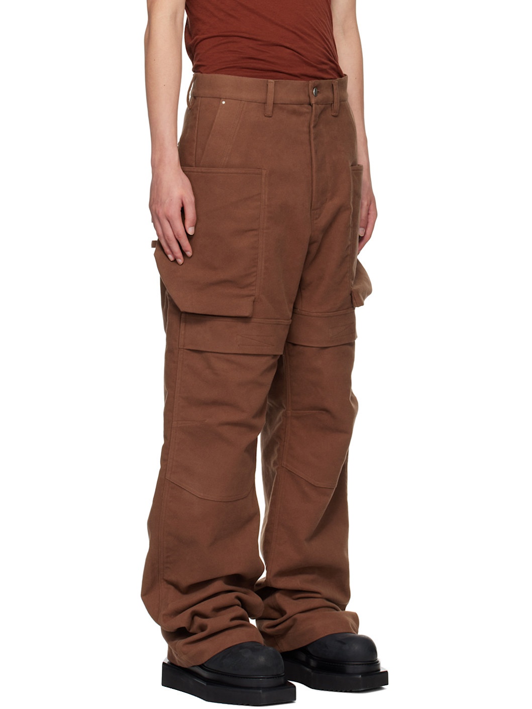 Brown Porterville Stefan Cargo Pants - 2
