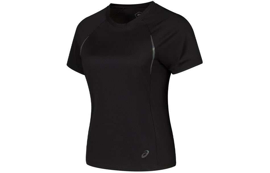 (WMNS) ASICS LITE-SHOW Short Sleeved Running Top Asia Sizing 'Performance Black' 2012D050-001 - 3