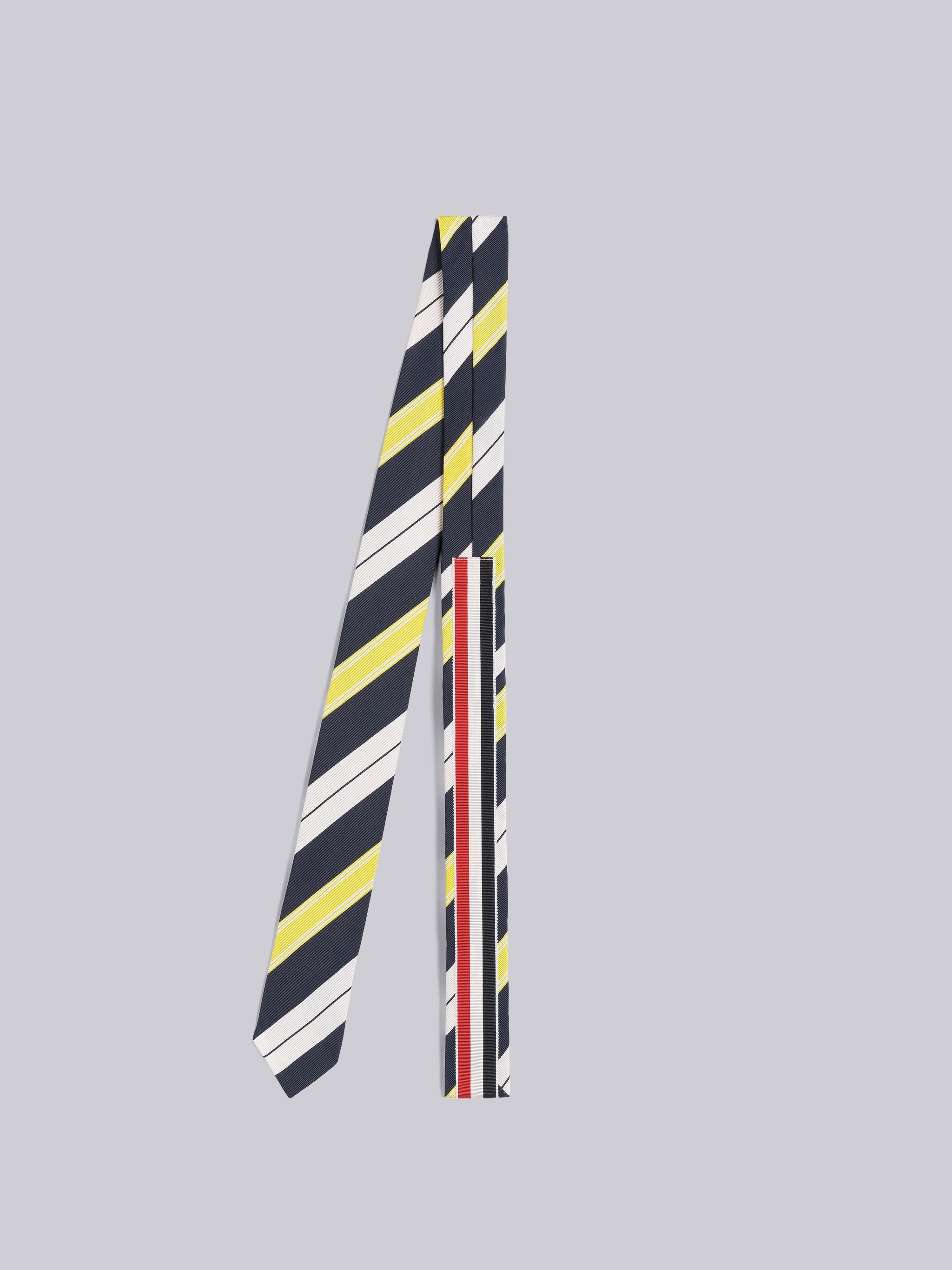 Tartan Stripe Jacquard Classic Tie - 3