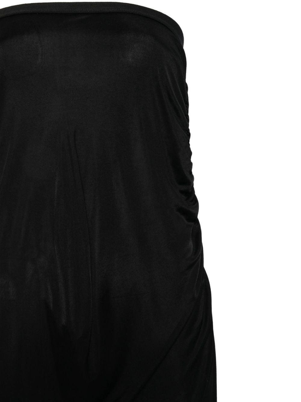 draped-design maxi skirt - 3