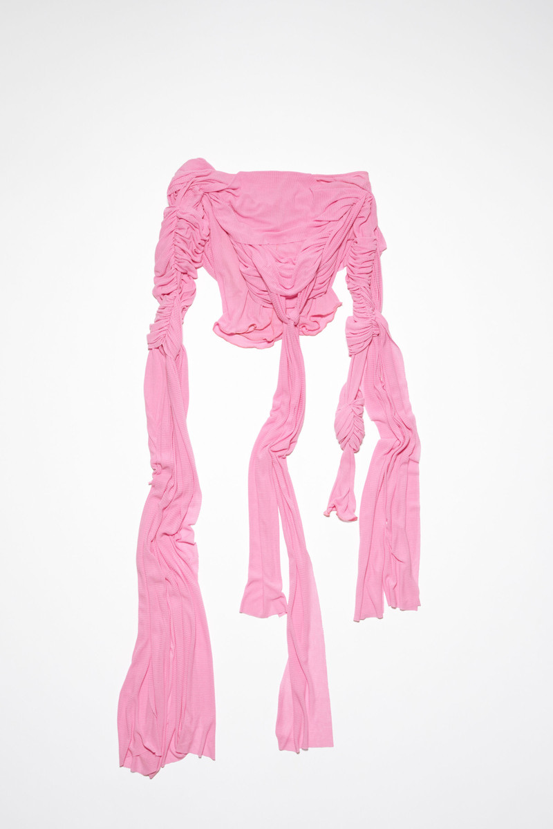 Draped top - Pink - 1