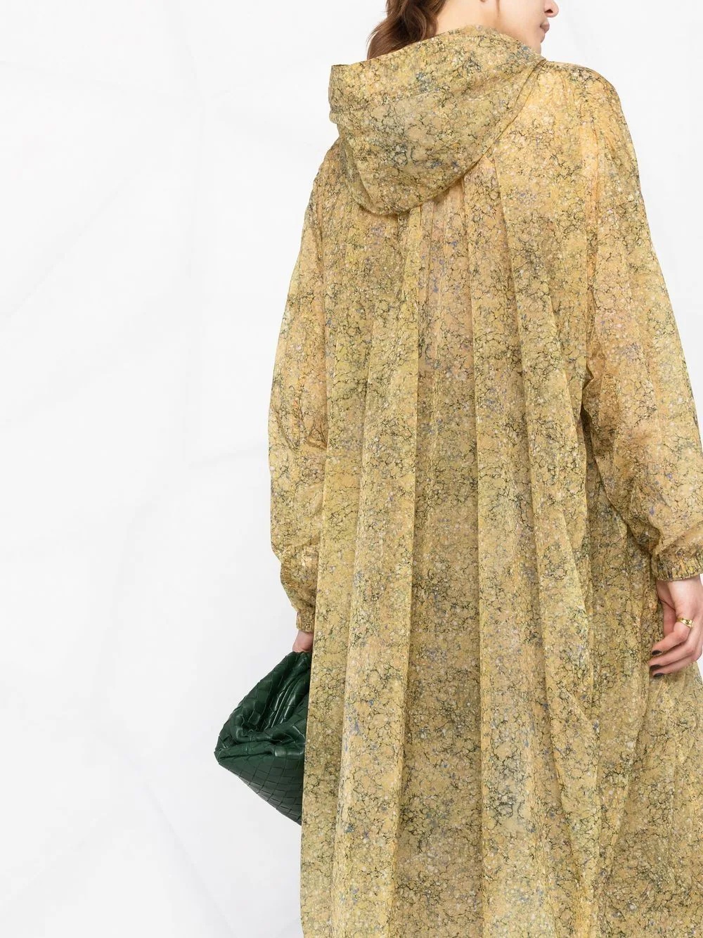 Mantel sheer printed raincoat - 5