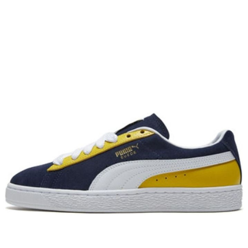 PUMA SUEDE Classic Block 'Blue Yellow' 369873-02 - 1