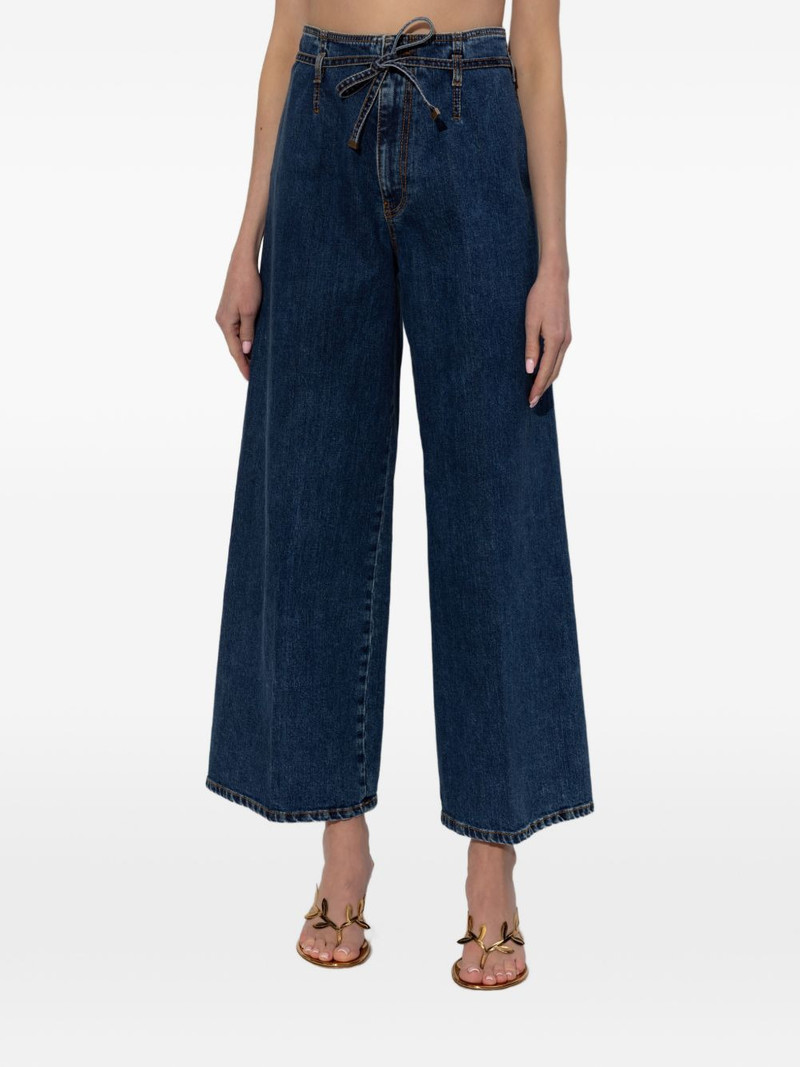 logo-embroidered jeans 3
