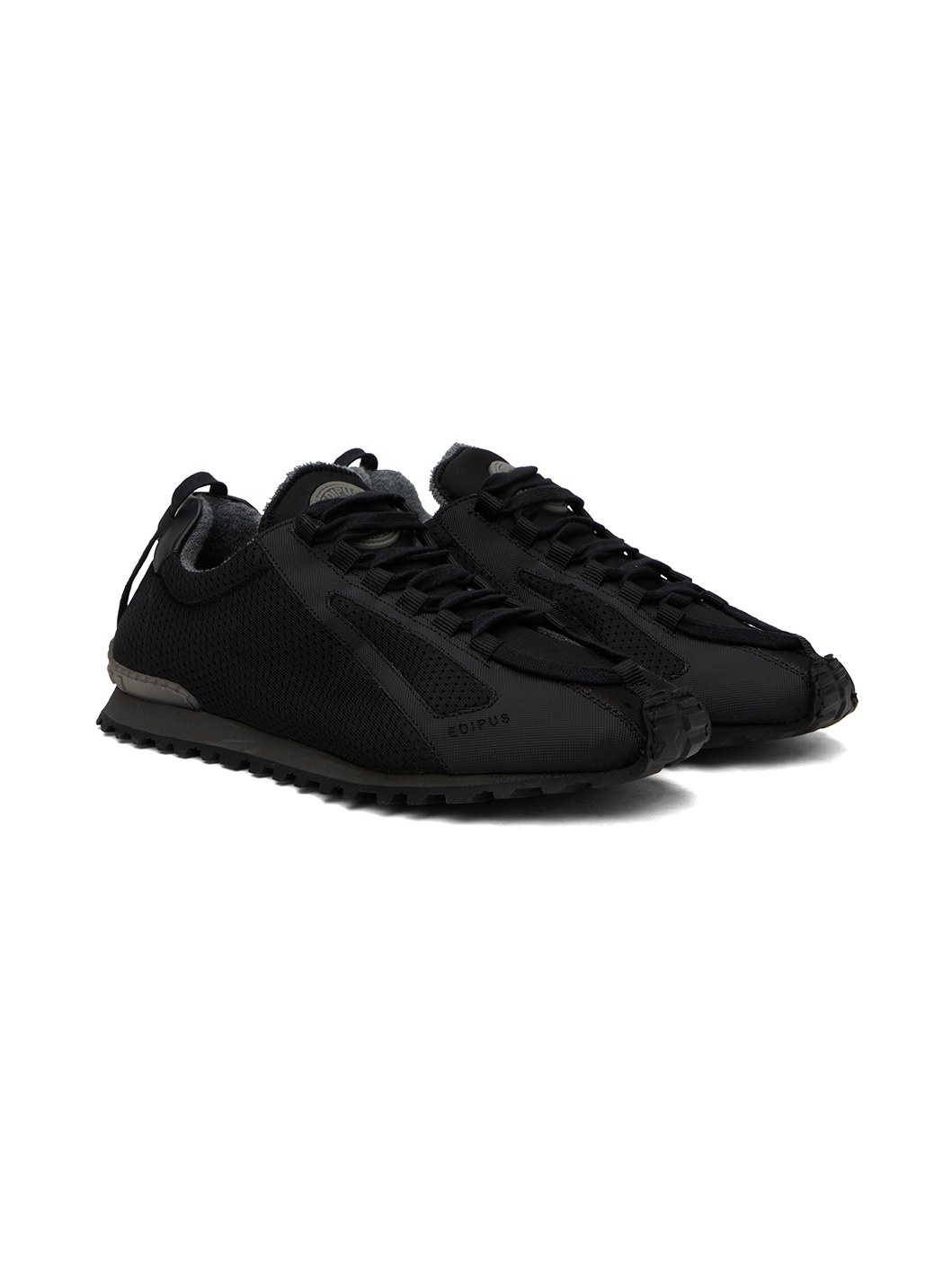Black Edipus Flat One Sneakers - 4
