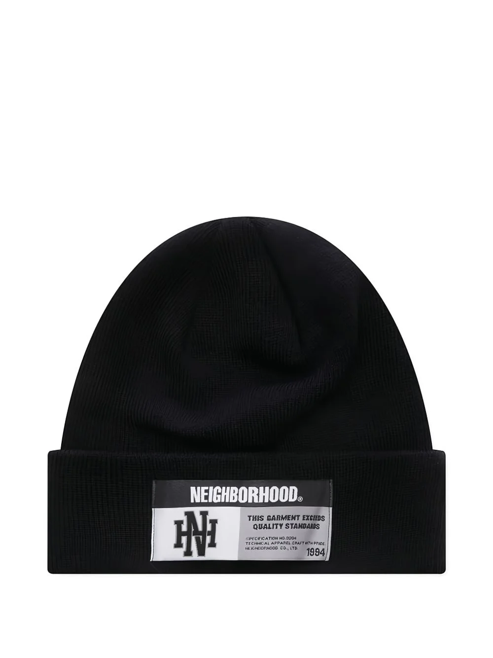 logo patch beanie - 1