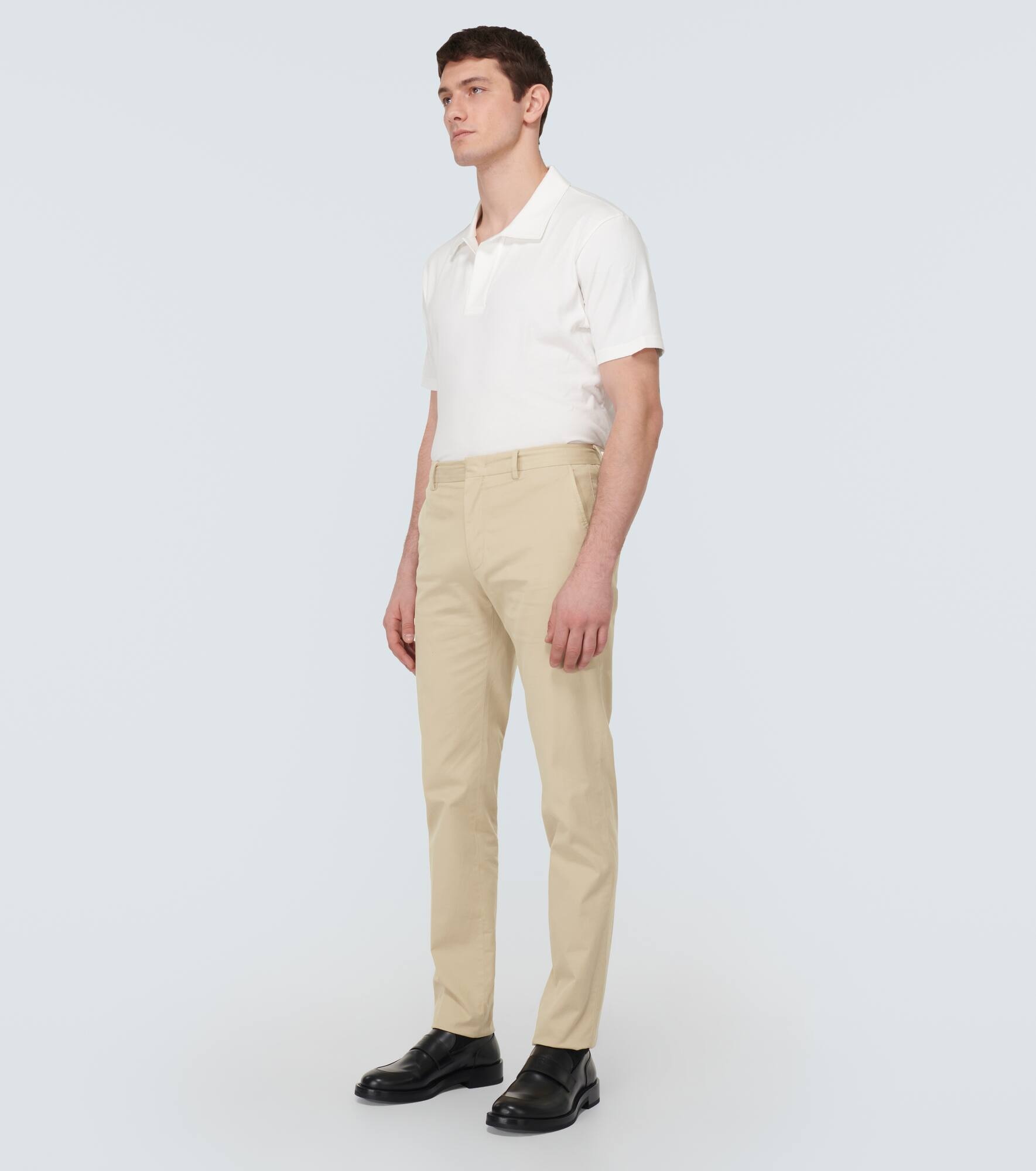 Cotton-blend chinos - 2